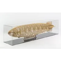 DW 1/408 Scale Hindenburg Zeppelin and Dust Cover Wooden Model Kit