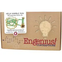 Cheatwell Engenius: Helix Marble Run Wooden Model Kit