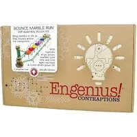 Cheatwell Engenius: Bounce Marble Run Wooden Model Kit