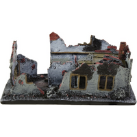 Conflix 1/100-1/72 Scale Ruined Villa with Removable Roof Die Cast Model