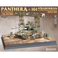 Suyata 1/48 Scale Panther A Medium Tank & 16t Strabokran Model Kit