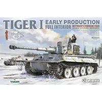 Takom 1/48 Scale Tiger I Early Production Full Interior w/ Wittmann Figure Model Kit