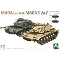 Takom 1/72 Scale US M60A1 w/ERA & M60A3 1+1