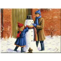 Painting by Numbers The Snowman