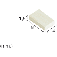 Aedes Ars Extra Small Mottled Tile 4 x 8 x 1.5 (Pack of 700 Tiles)