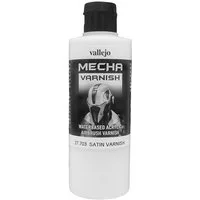 Vallejo Mecha Acrylic Satin Varnish 200ml for Brush or Airbrush