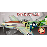 Guillows 1/16 Scale P-51 Mustang Balsa Model Kit