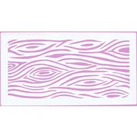 Cakecraft Woodgrain Effect  Stencil