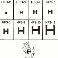 Plastruct H Columns