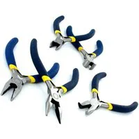 5 Piece Mini Plier and Cutters Set and Case