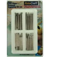 Rotacraft 30 piece Diamond Engraving Bit Set