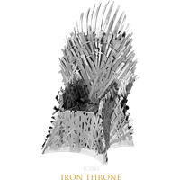 Metal Earth Game of Thrones Iron Throne 3D Metal Model Kit