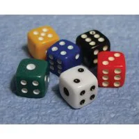 Dice for 12th Scale Dolls House