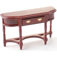 Mahogany Wall Table for 12th Scale Dolls House