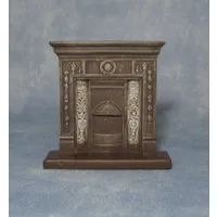 Cast Iron Style Fireplace for 12th Scale Dolls House