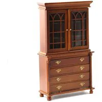 Bookcase Bureau for 12th Scale Dolls House