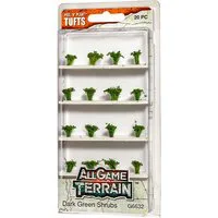 All Game Terrain Dark Green Shrubs Tufts