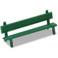 Peco Platform Seats green OO Gauge