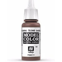 Vallejo Model Color 17ml  Saddle Brown