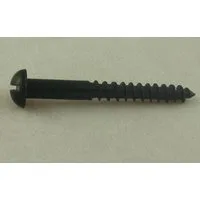 Steel Roundhead Screws - Japanned - 8 x 1 1/4"