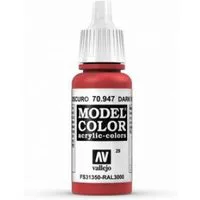 Vallejo Model Color 17ml Dark Vermillion