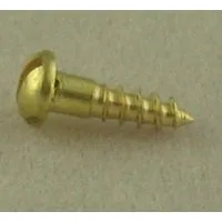 Brass Roundhead Screws - 3 x 3/8"