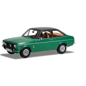 Ford Escort Mk2 1 3 Ghia Green <p>Ford Escort Mk2 1.3 Ghia Jade Green<br>Ford purchased Italian coachbuilders Carrozzeria Ghia SpA in 1970. Initially Ghia worked on future Ford designs and concept cars but in the early seventies<br>the Ghia name was transformed into the company’s most luxurious trim level on both European and American Fords. The Escort Mk2 Ghia featured more<br>sumptuous cloth upholstery