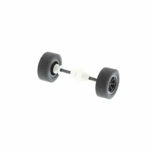 Ford Lotus Cortina Rear Wheel Axle Assembly (C3210) The Ford Lotus Cortina Rear Wheel Axle Assembly (C3210) is compatible with the Scalextric Ford Lotus Cortina racing model.