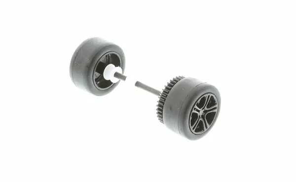 McLaren 12C Rear Wheel Axle Assembly (C3171) The McLaren 12C Rear Wheel Axle Assembly (C3171) is compatible with the Scalextric McLaren 12C racing model.