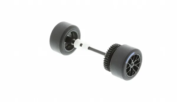 Chevrolet Corvette Rear Wheel Axle Assembly (C3185) The Chevrolet Corvette Rear Wheel Axle Assembly (C3185) is compatible with the Scalextric Chevrolet Corvette racing model.