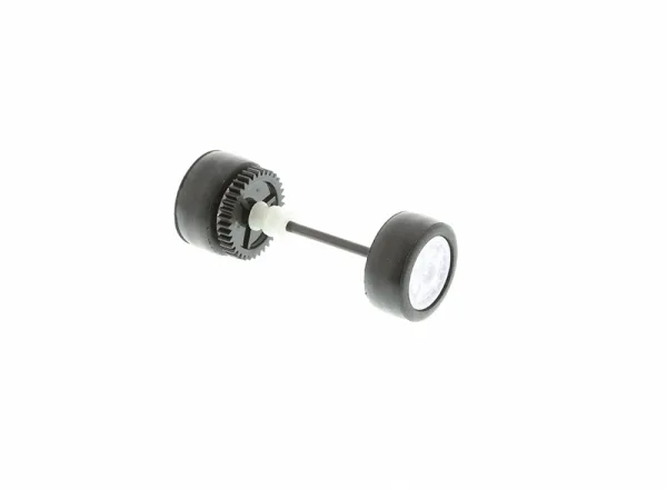 Audi Sport Quattro Rear Wheel Axle Assembly (C3410) The Audi Sport Quattro Rear Wheel Axle Assembly (C3410) is compatible with the Scalextric Audi Sport Quattro racing model.