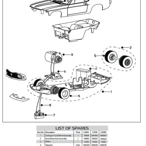 Mustang Boss 302 Underpan Front Wheel Assembly