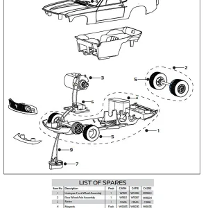 Mustang Boss 302 Assy Bag Wings/Mirrors/Wipers