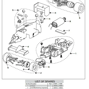 Williams FW11 Underpan Compatible with C4309 and C4318