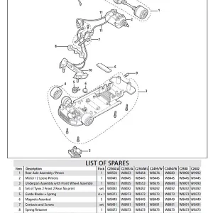 Mitsubishi Lancer Underpan (C2494) The Mitsubishi Lancer Underpan (C2494) is suitable for the Scalextric Mitsubishi Lancer racing model.