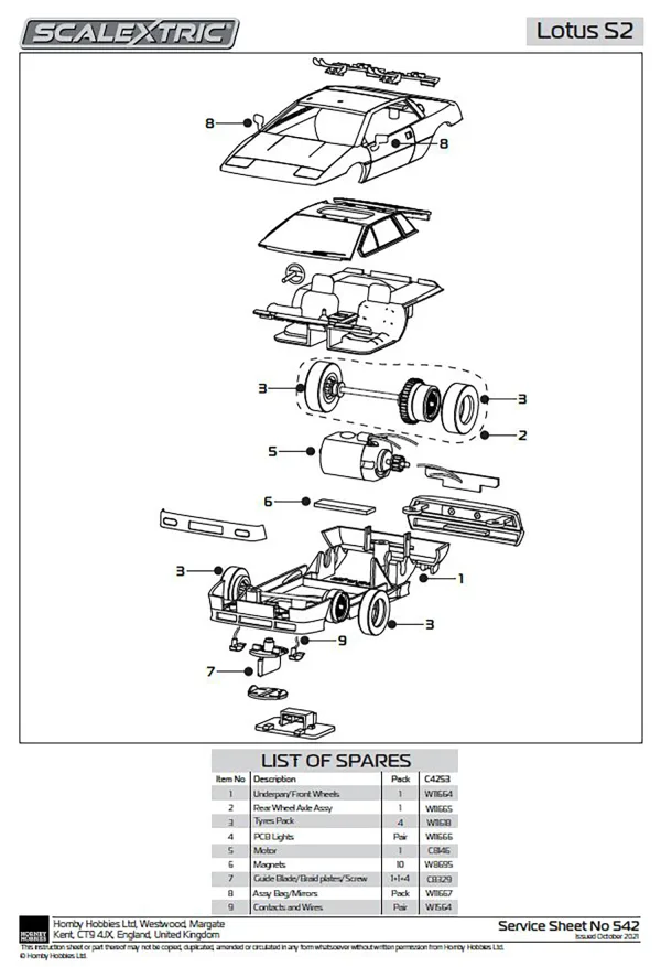 Lotus 52 Magnets Compatible with C4253