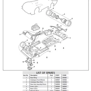 Lister Storm Rear Axle Assembly (C2521) The Lister Storm Rear Axle Assembly (C2521) is compatible with the Scalextric Lister Storm model.