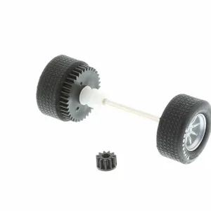 Ford Mustang Rear Axle Assembly (C2739) The Ford Mustang Rear Axle Assembly (C2739) is compatible with the Scalextric Ford Mustang car model.