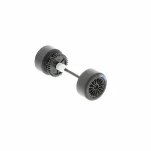 Audi R8 Rear Wheel Axle Assembly (C3060) The Audi R8 Rear Wheel Axle Assembly (C3060) is compatible with the Scalextric Audi R8 car model.