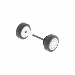 Ford Focus Rear Wheel Axle Assembly (C3090) This Ford Focus Rear Wheel Axle Assembly is compatible with the Scalextric Ford Focus (C3090).