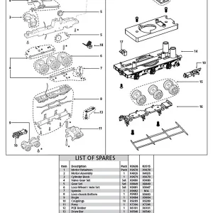 Duchess Class Bogie Frame (R2782XS) Duchess Class Bogie Frame (R2782XS)