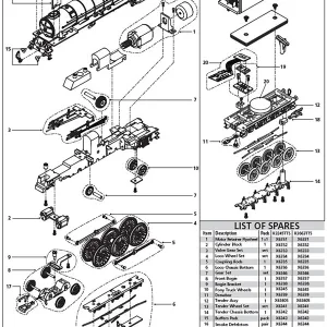 Tornado Coupling Rods (R3059) Tornado Coupling Rods (R3059)