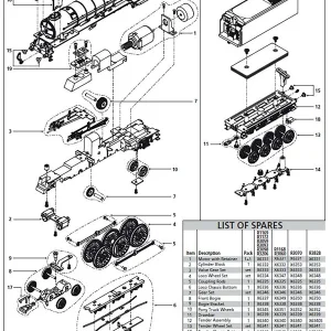 Tornado Front Bogie (R3070) Tornado Front Bogie (R3070)