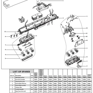 Class 66 Complete Dummy Bogie (R2954) Class 66 Complete Dummy Bogie (R2954)