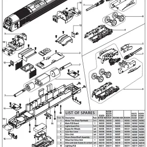 Class 67 Chassis Contact Plates Class 67 Chassis Contact Plates