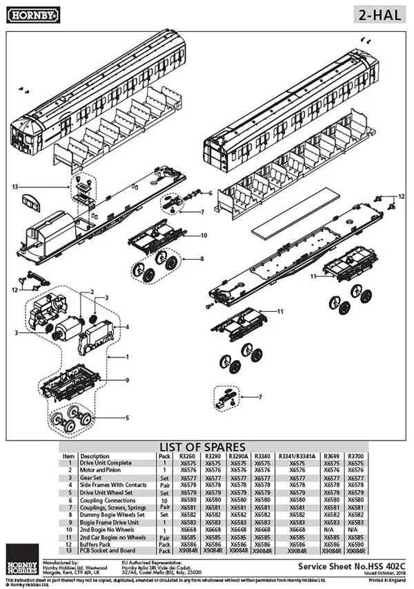 2-BIL Motor and Pinions (R3161) 2-BIL Motor and Pinions (R3161)