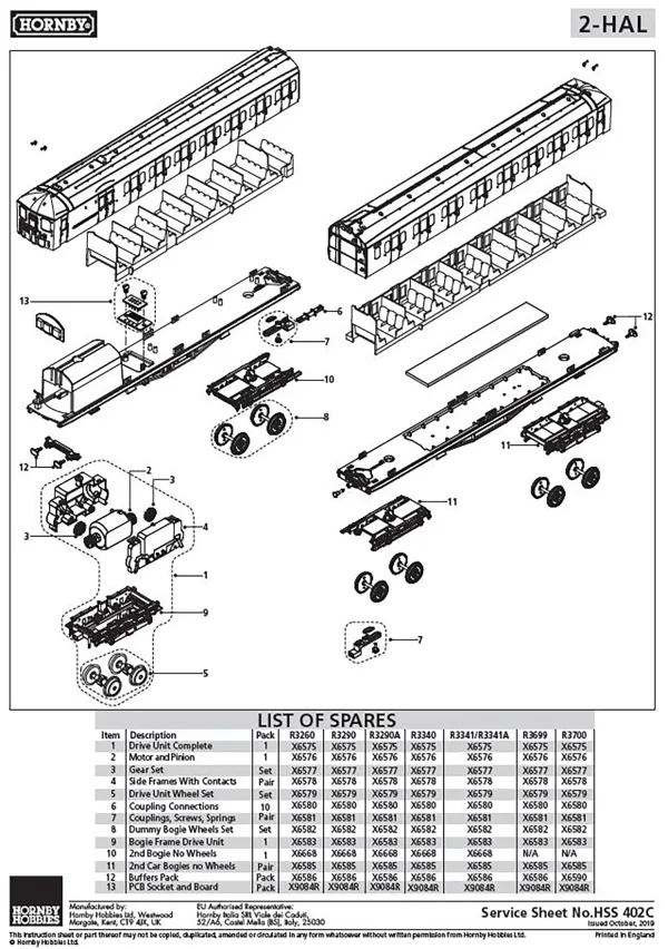 2-BIL Gear Set (R3161) 2-BIL Gear Set (R3161)