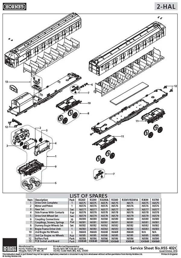 2-BIL Side Frames (R3161) 2-BIL Side Frames (R3161)