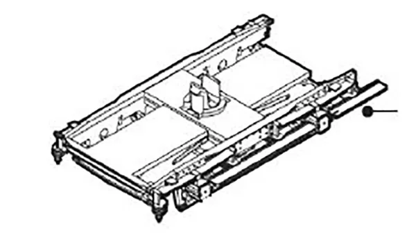 2-BIL Second Car Bogie Frame (R3161) 2-BIL Second Car Bogie Frame (R3161)