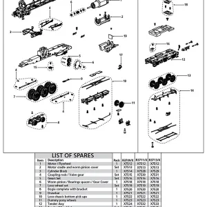 Princess Royal Class Motor / Flywheel Compatible with R3709